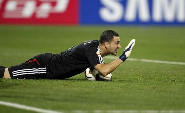 حا رس مرمى المنتخب الاردني عامر شفيع 