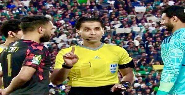 معتز إبراهيم من لقاء الأهلي والرجاء