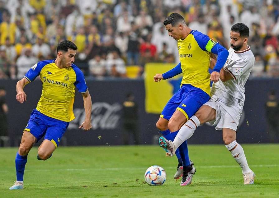 من مباراة النصر والشباب