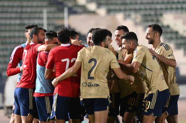 من مباراة الأهلي والطلائع