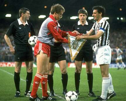 من مباراة ليفربول ويوفنتوس 1985