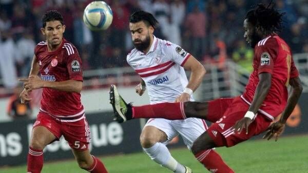 من مباراة سابقة بين الزمالك والوداد