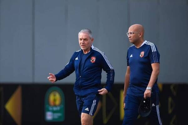 كولر من المران الأخير للأهلي