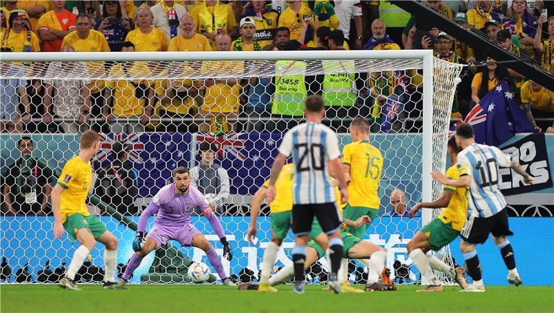 من لقاء سابق بين الأرجنتين وأستراليا