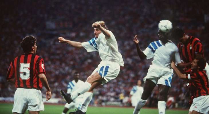 من مباراة مارسيليا وميلان