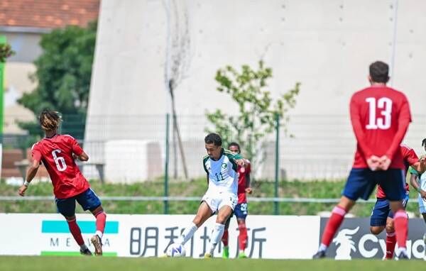 جانب من المباراة