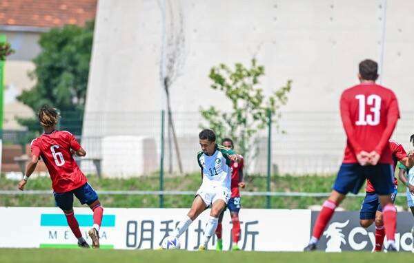 جانب من المباراة