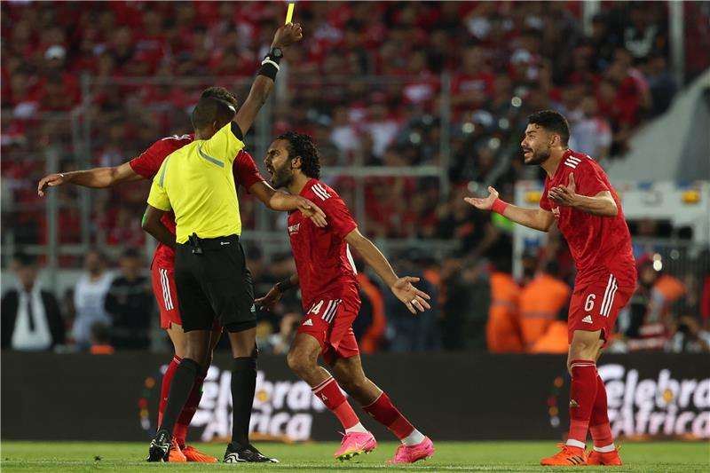 من مباراة اليوم بين الأهلي والوداد