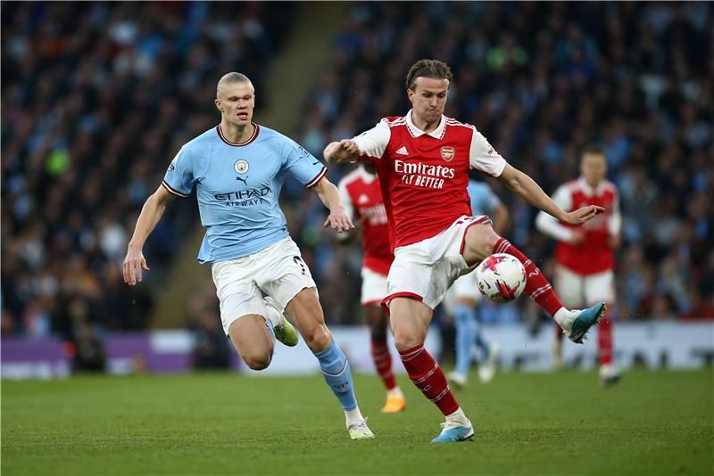 من مباراة سابقة بين مانشستر سيتي وآرسنال