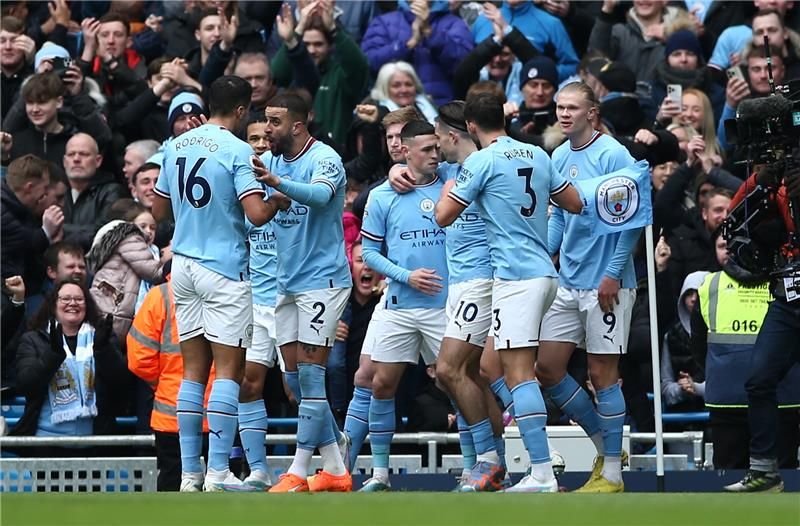 لاعبو مانشستر سيتي