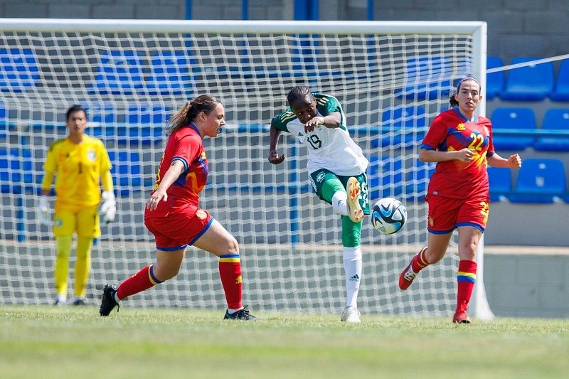 جانب من المباراة