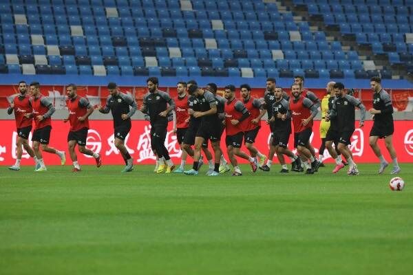 من تدريبات المنتخب