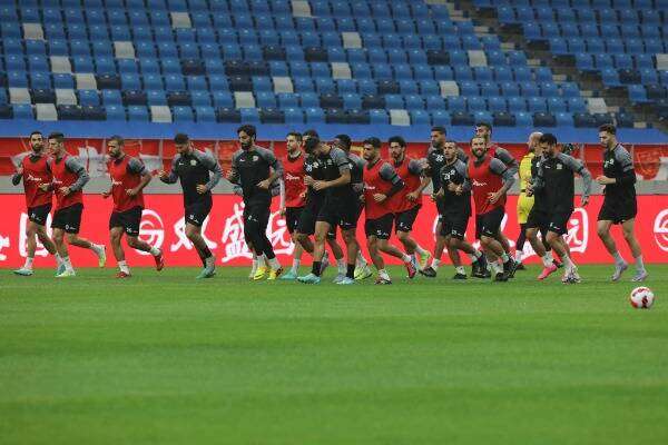 من تدريبات المنتخب