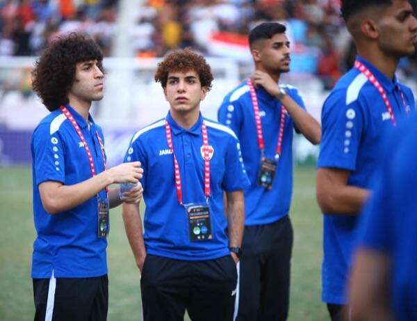 لاعبو الأولمبي العراقي