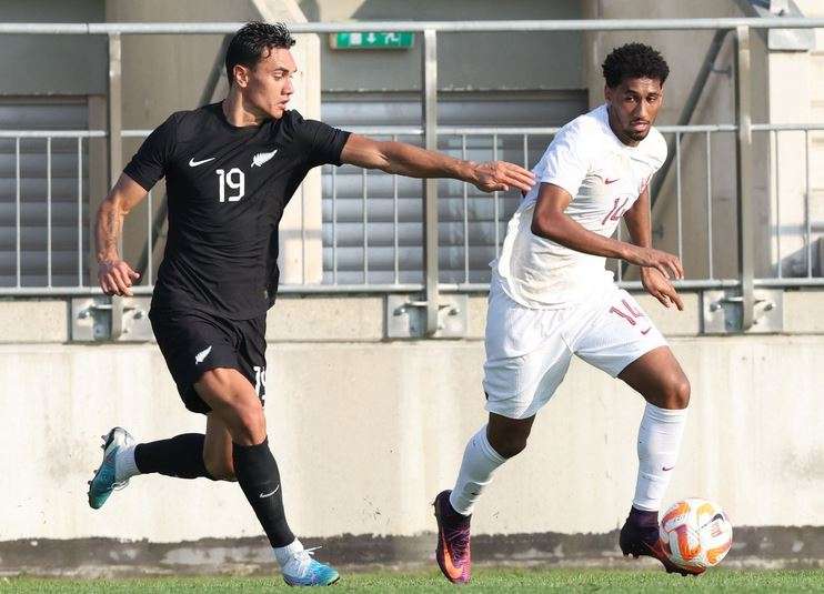 من مواجهة قطر أمام نيوزيلندا