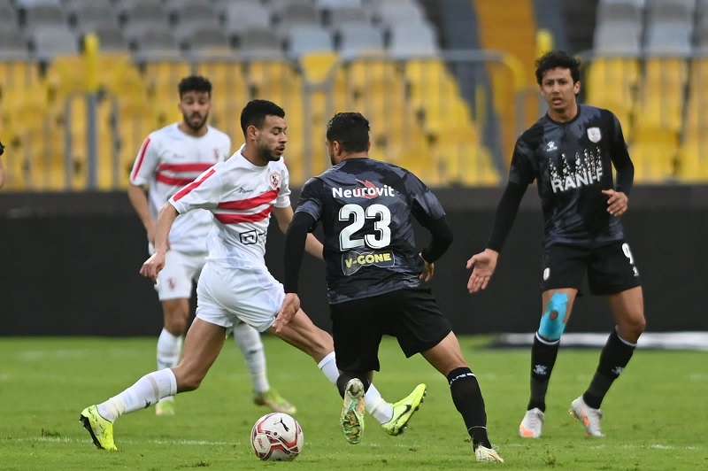 من لقاء سابق بين الزمالك وفاركو