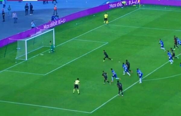 جانب من المباراة