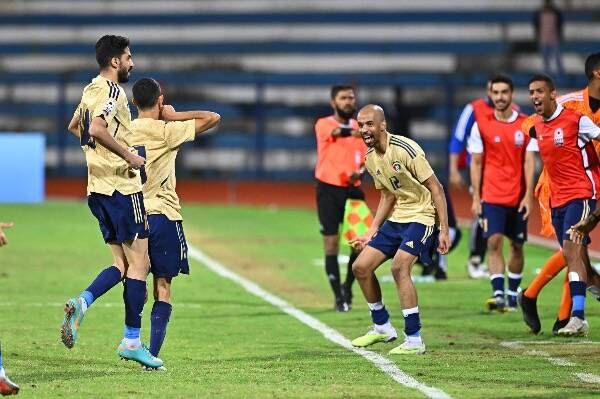 فرحة المنتخب الكويتي بالتعاد