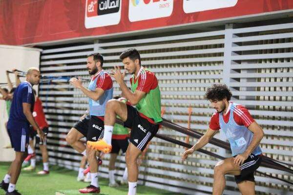 جانب من مران اليوم