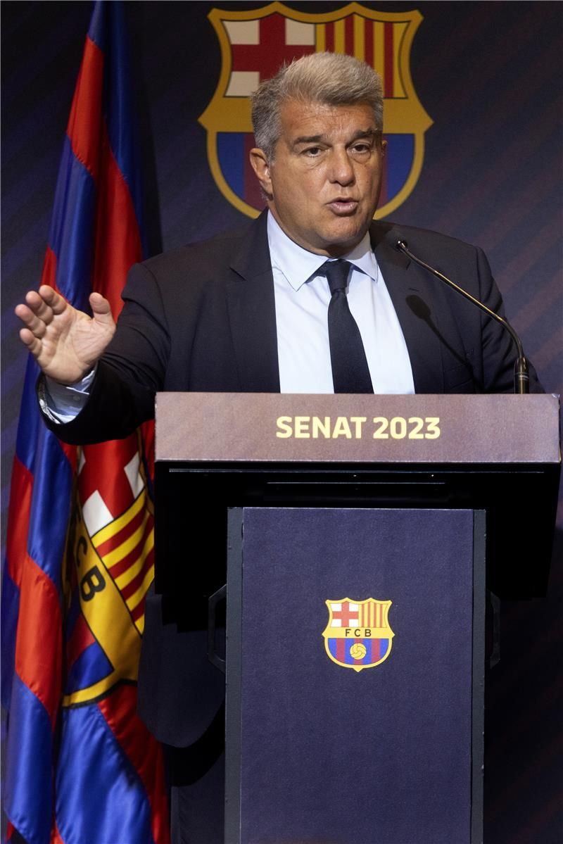 خوان لابورتا رئيس برشلونة