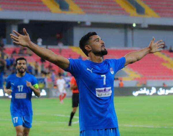 من مباراة النجف والديوانية