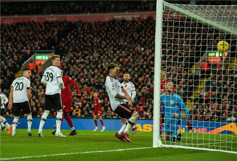 من مباراة ليفربول ومانشستر يونايتد