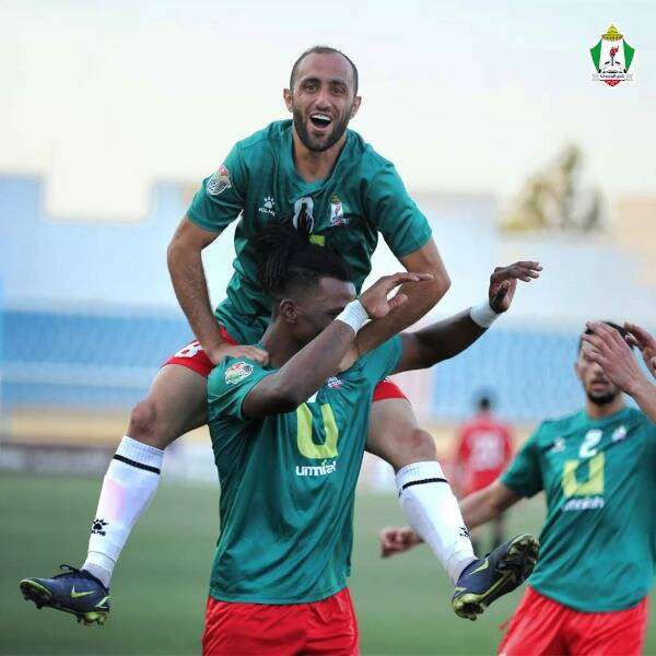 فرحة الوحدات بهدف الفوز