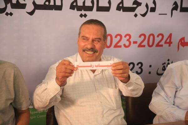 قرعة الدوري الفلسطيني الممتاز