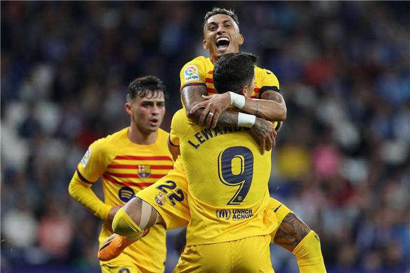 لاعبو برشلونة