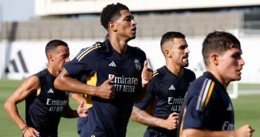 من تدريبات لاعبي الريال