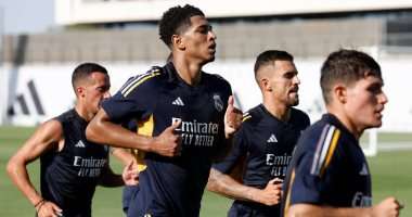 من تدريبات لاعبي الريال