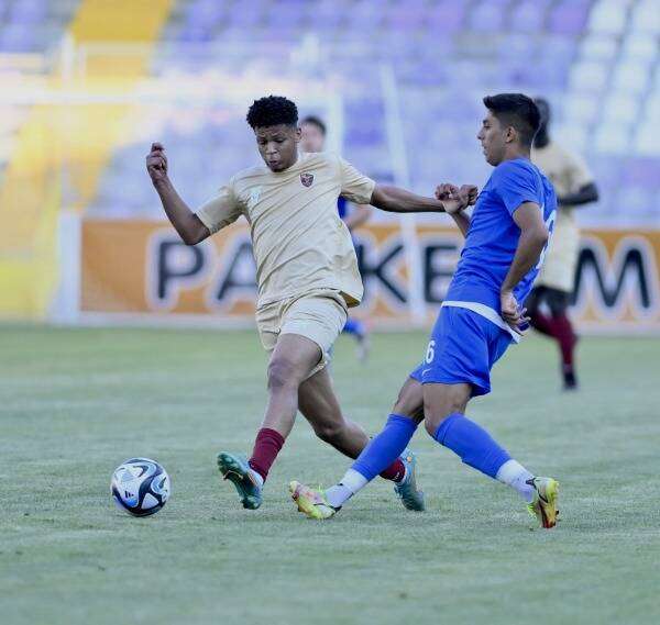 جانب من المباراة