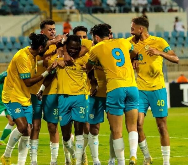 فرحة لاعبي الإسماعيلي