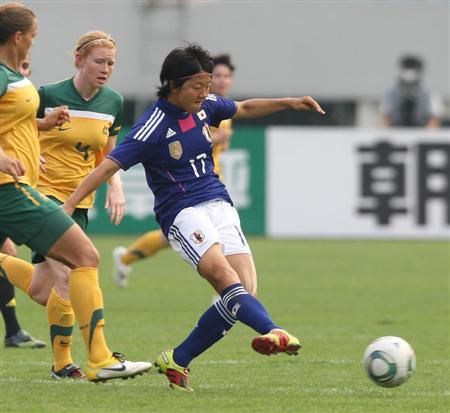 صورة من مباراة اليابان أوستراليا