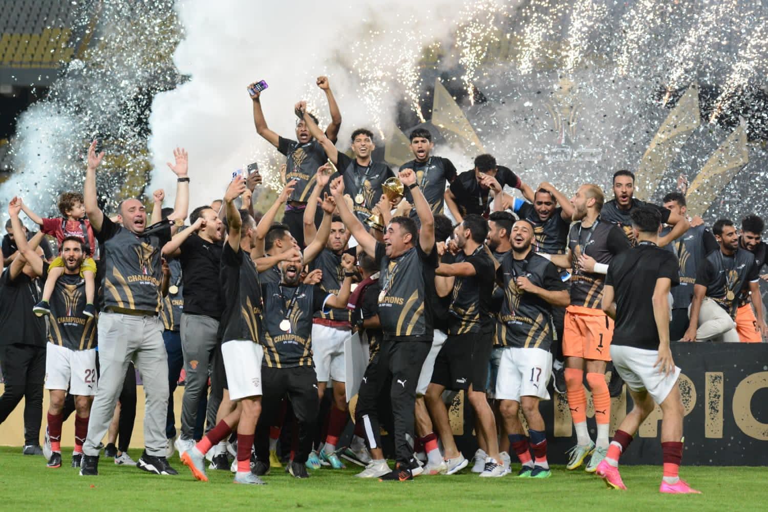 جانب من مراسم التتويج