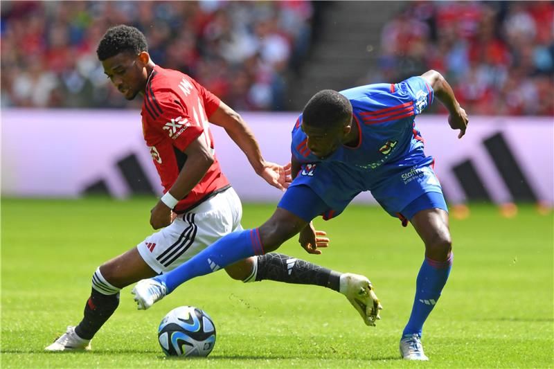 جانب من المباراة