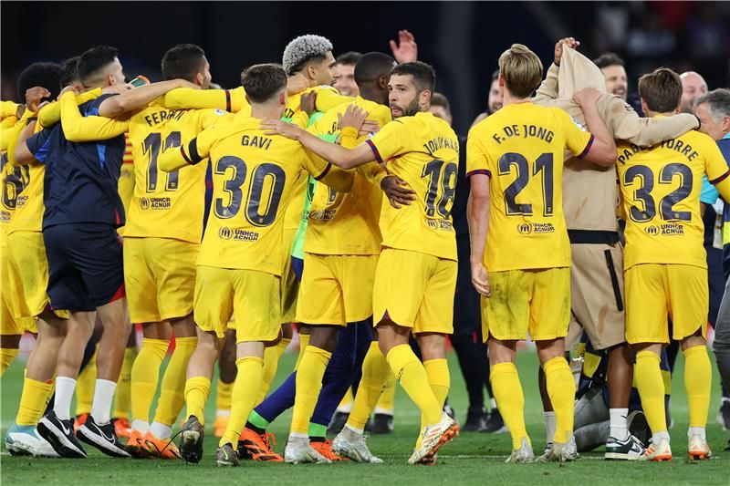 لاعبو برشلونة