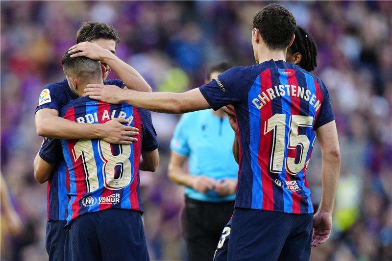 لاعبو برشلونة