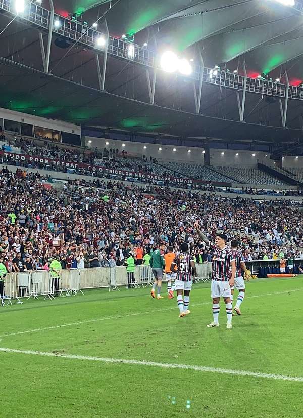 من اللقاء (نقلا عن حساب فلومينينزي علي تويتر)