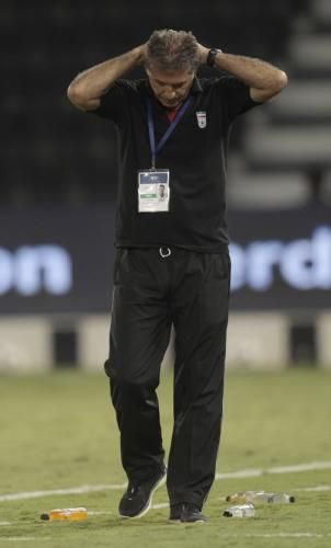 كيروش أثناء اللقاء 