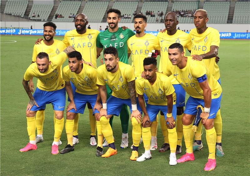 لاعبو النصر السعودي