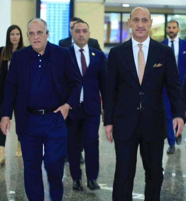 درجال مع رئيس رابطة الليجا