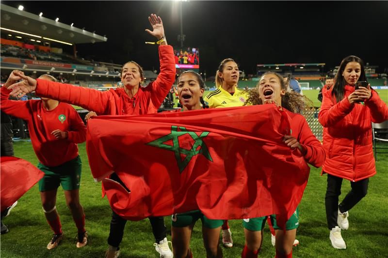 فرحة لاعبات المغرب