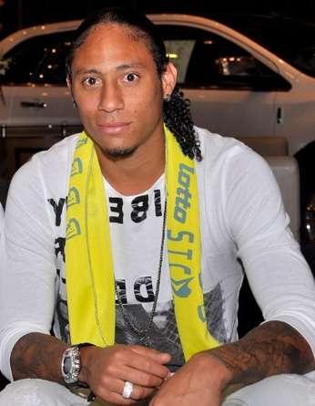 بينو اللاعب الكولمبي المحترف حديثاً في النصر السعودي