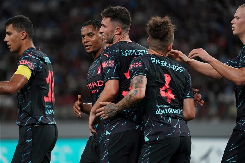 لاعبو مانشستر سيتي