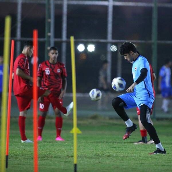 من تدريبات الأولمبي العراقي