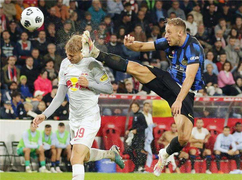 جانب من المباراة