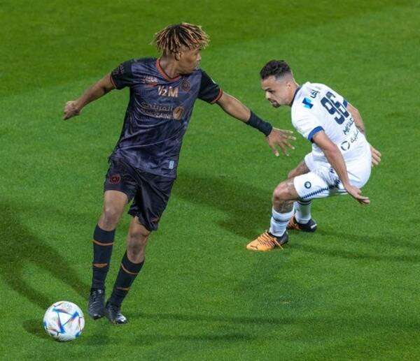 جانب من المباراة