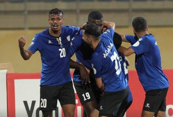 فرحة لاعبي شباب العقبة