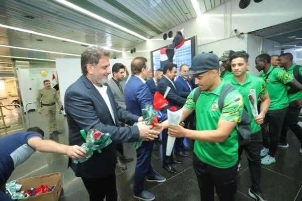 من استقبال بعثة الشرطة العراقي